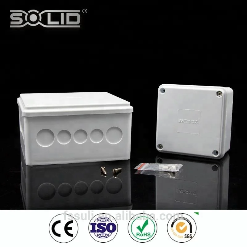 6x6 Junction Box with Red Wire Terminal Block Trailer Types Standard Sizes Dimensions Uses Under Floor Cabinet 100 X 100 Uk