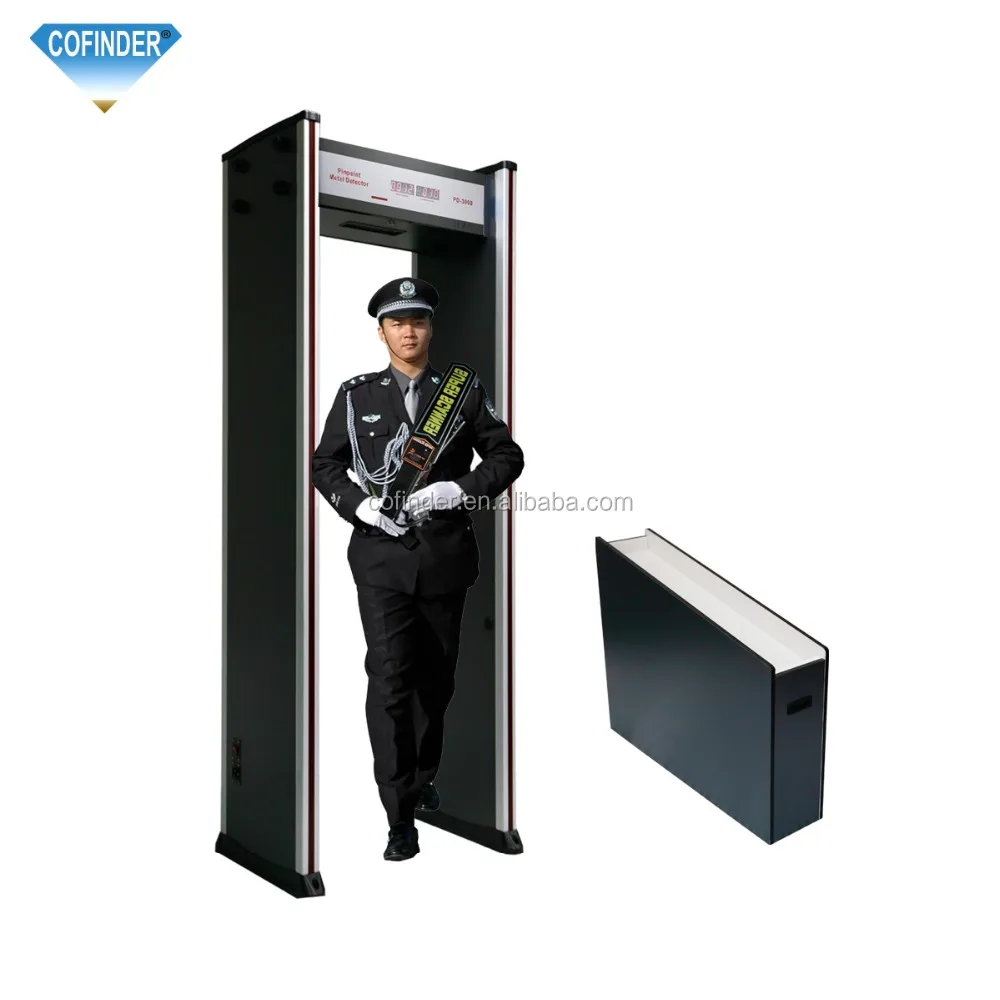 Cofinder фабрика высокая чувствительность и водонепроницаемый Walkthrough металлоискатель 6 зон двери рамки металлоискатель со светодио дный светодиодной дисплей