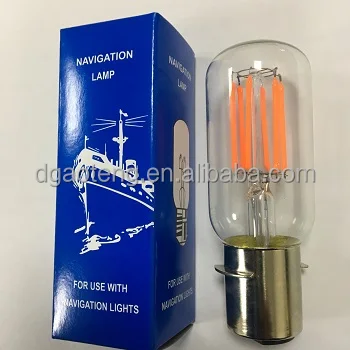 Marine Lamp Navigation Signal Lamp E27 B22 P28S LED Filament Bulb
