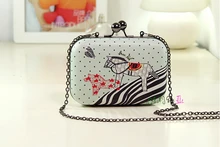 New 2015 Mini Evening Bag Fashion Candy Color Women Messenger Bags Day Clutch Long Chain Shoulder