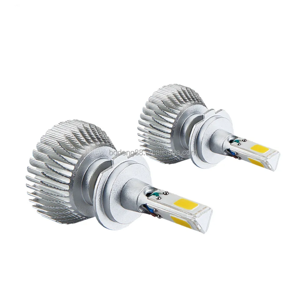 Самые яркие фары на рынке T3 H7 H4 H1 H9005 H9006 881 36 Вт светодиодная фара с 3 сторонами Светодиодная лампа для фар