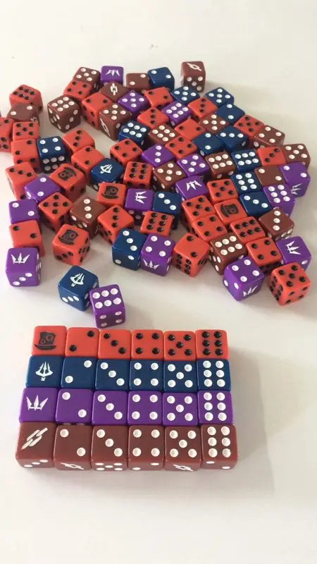Custom Logo Dice 16mm Dice D6 1 Side Engraved Dice