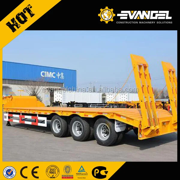 CIMC 3 Axle 70ft Steel Container Semi-Trailer Truck/Trailer Mechanical Suspension 70T Payload for Relay Valve 11.00R20 Tires
