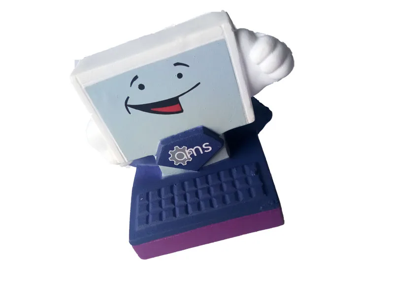 Computer PU Stress Ball,Cheap Computer PU Toy  Computer Shape Stress Ball
