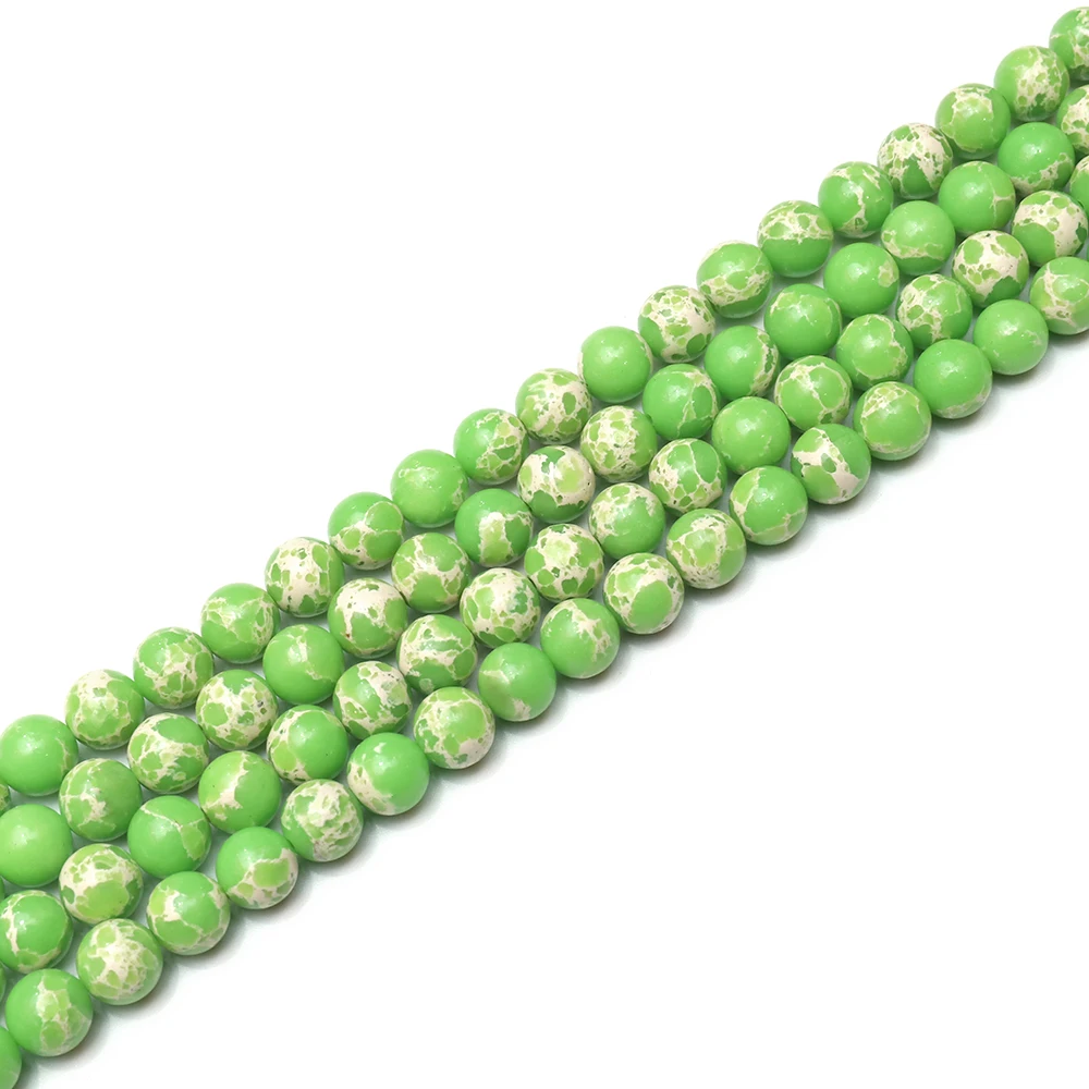 Cheap Turquoise Gemstone Loose Beads Round 6mm 8mm Energy Stone Healing Power for Jewelry Making Chinese Blue Turquoise
