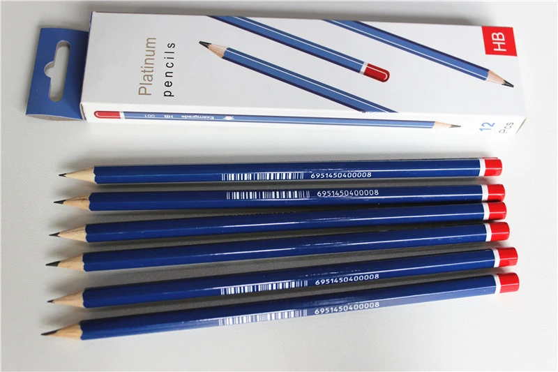 PATIKIL Red And Blue Hexagon Pencils, 12 Pack HB Graphite Pencils Wood Pencils Double-Ended Pencil For Classroom Office Engineering Marking