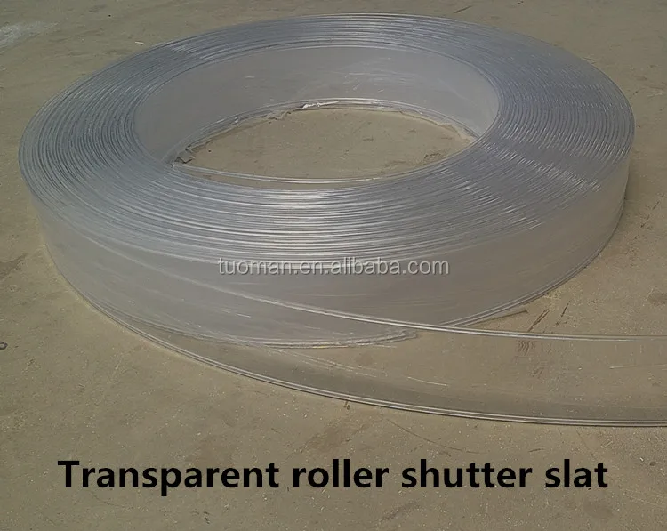 TOMA Commercial Transparent Roller Shutter Door Electric Rolling Shutter Door