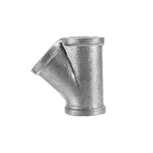 3 4 Galvanized Y Tee Pipe Fitting Malleable Iron Buy Galvanized Cast Iron Pipe Female Elbow Nonmalleable Pipe Female Elbow Product On Alibaba Com