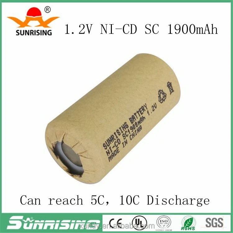 Аккумуляторы ni cd SC 1900 мАч 1,2 в перезаряжаемые батареи