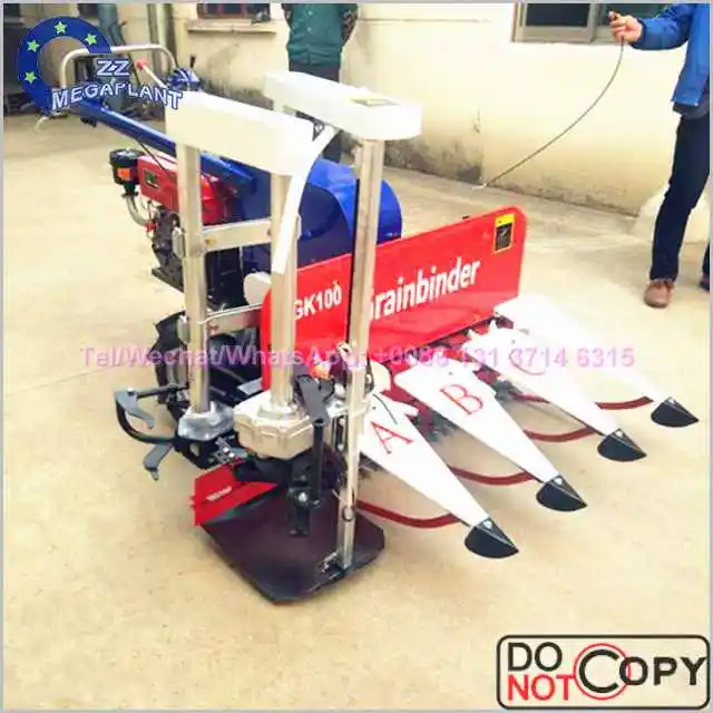 Commercial Use Rice Reaper Binder Machine Wheat Cutter Mini Harvester Price in Pakistan