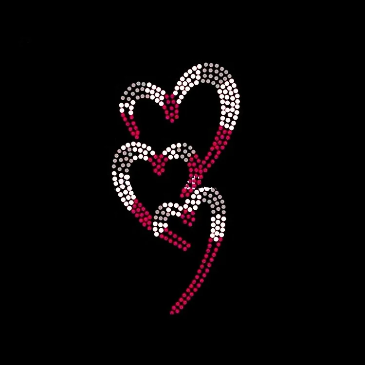 Custom Different Color Rhinestone Transfer  Stone Templates Hot Fix Motif Appliques Shoes Rhinestone Heat Transfer Designs
