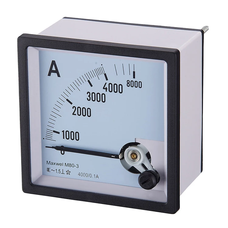 DC 0–1 A/0-ampermeter analogique Amp Current Panel mètres ampèremètres Gauge