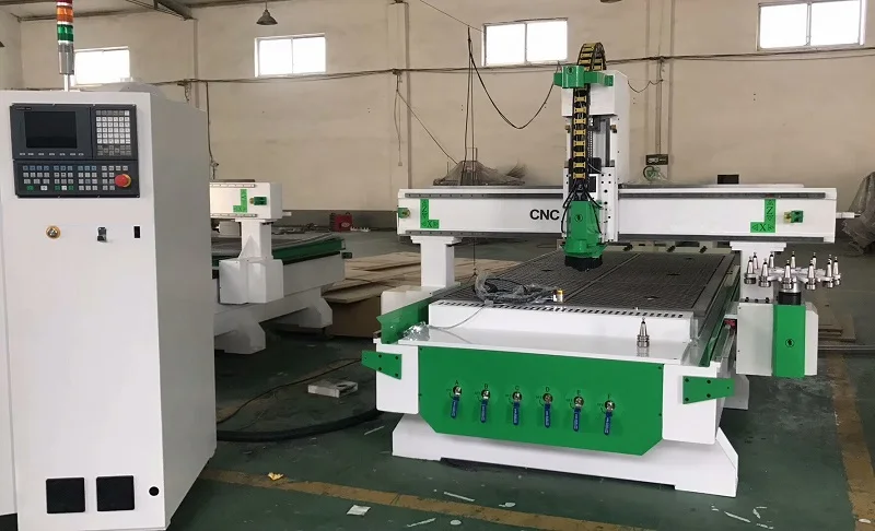 3d Carousel Automatic Cnc Wood Cutter Machine with Automatic Tool Changer for Engraving