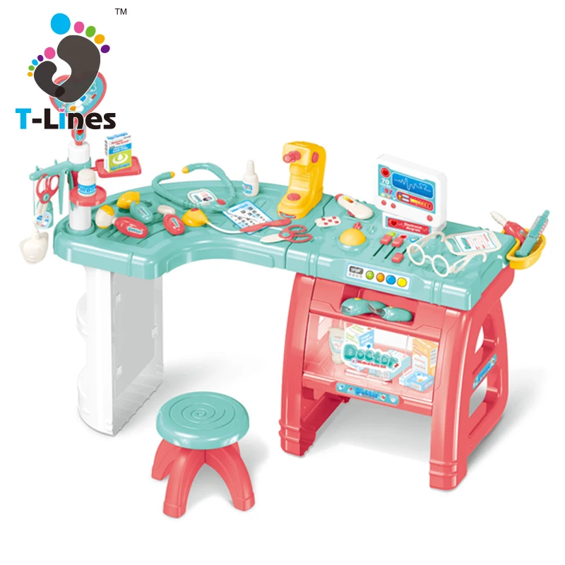 Развивающий операционный стол, набор докторов, игрушка для ролевых игр для детей