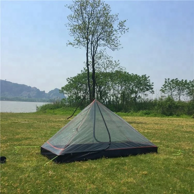 CZX-271 Single Camping Bed Mosquito Net Canopy Hot Selling Lightweight Pyramid Tent with Tent Pegs for Summer Seasons