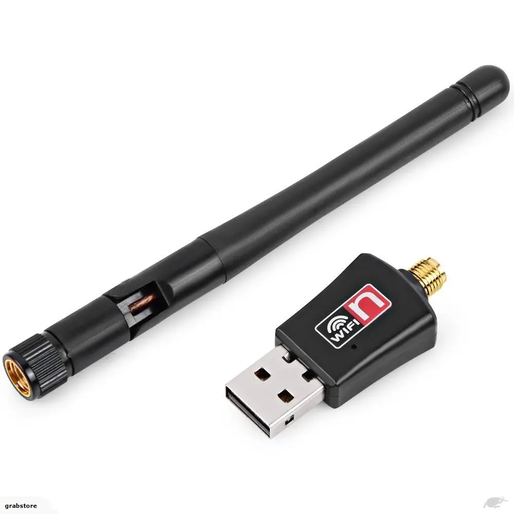 300Mbps Realtek  RTL8192 CU Mini usb wifi adapter wlan stick with  antenna  for laptop desktop Raspberry PI