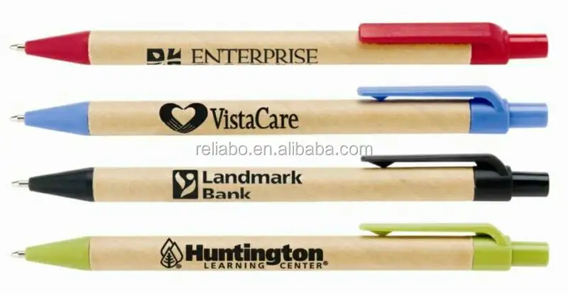 Шариковая ручка из экологически чистой бумаги