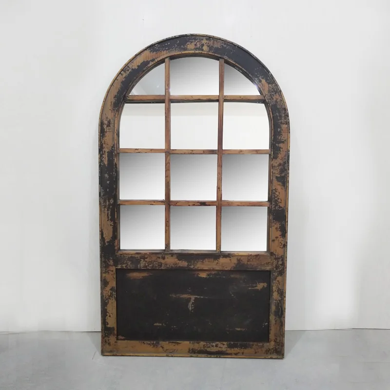 Large Decorative Wood Window Frame Wall Mirror Buy Wood Window Mirror Wood Frame Mirror Decorative Wall Mirror Product On Alibaba Com