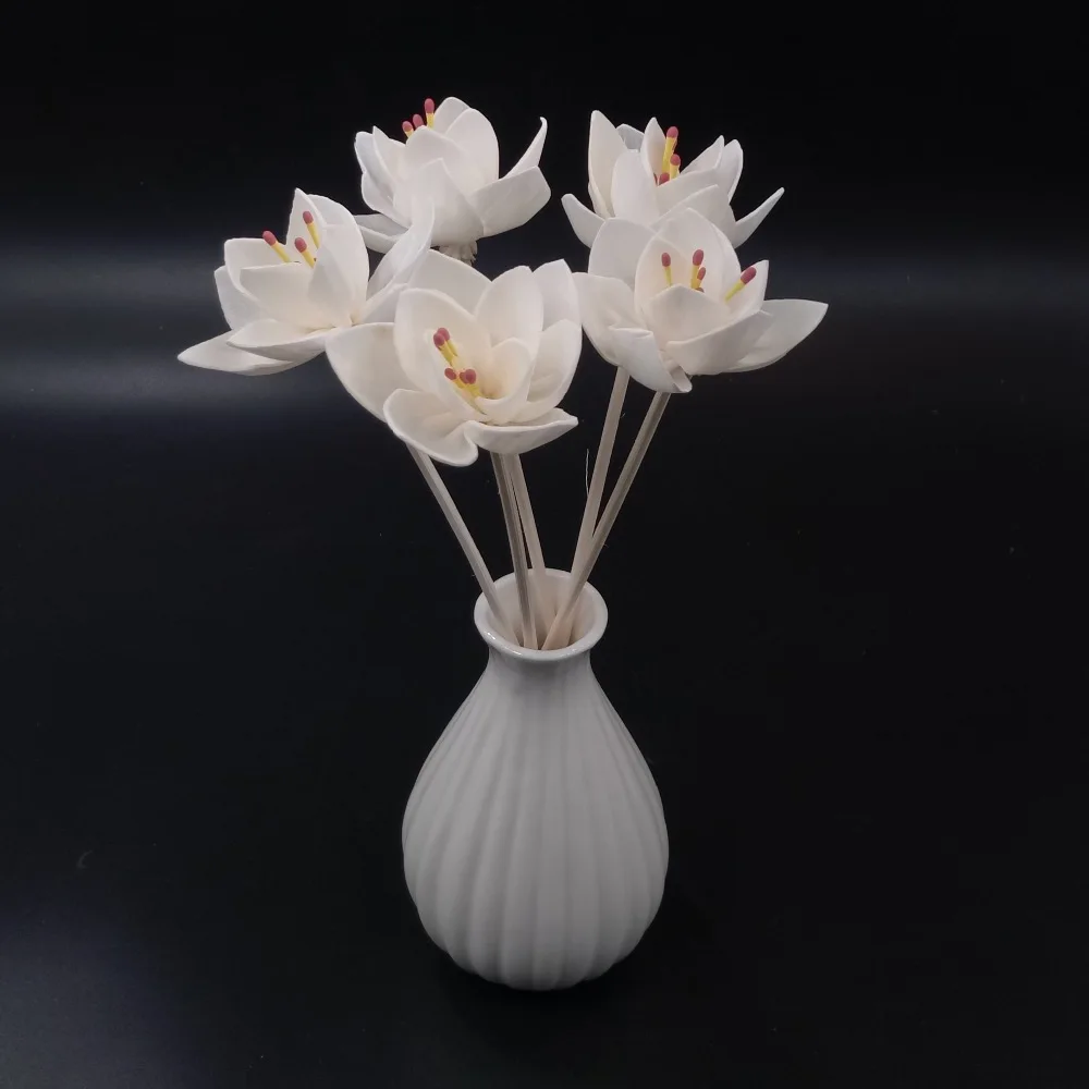 Sola Wood Flower Aroma Oil Diffuser Sola Flower Diffuser With Reed ...