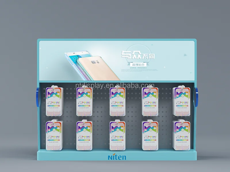 Easy Assembly Battery Display Rack Retail Hanging Display Stand