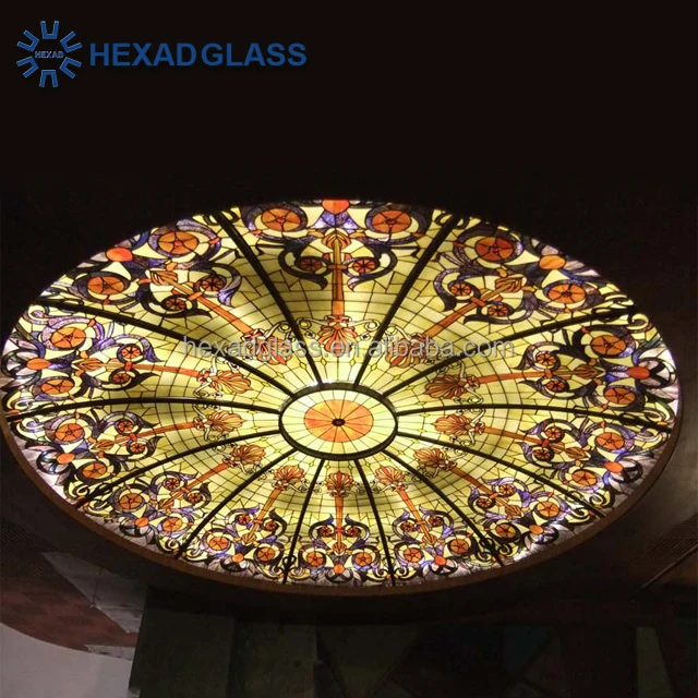 Hexadティファニースタイル天井ドームステンドグラス高品質 Buy ステンドグラス動物ランプ Galle ガラスランプ ステンドグラスランプパターン Product On Alibaba Com