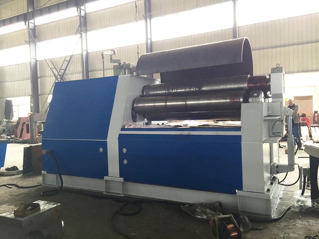 6x2000mm Hydraulic 4 Roller Sheet Metal Steel Plate Rolling Machine