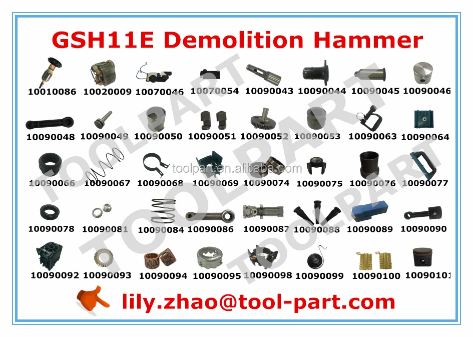 GSH11E Demolition Hammer Spare Parts Carbon Brush Holder