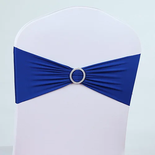 royal blue spandex chair sashes