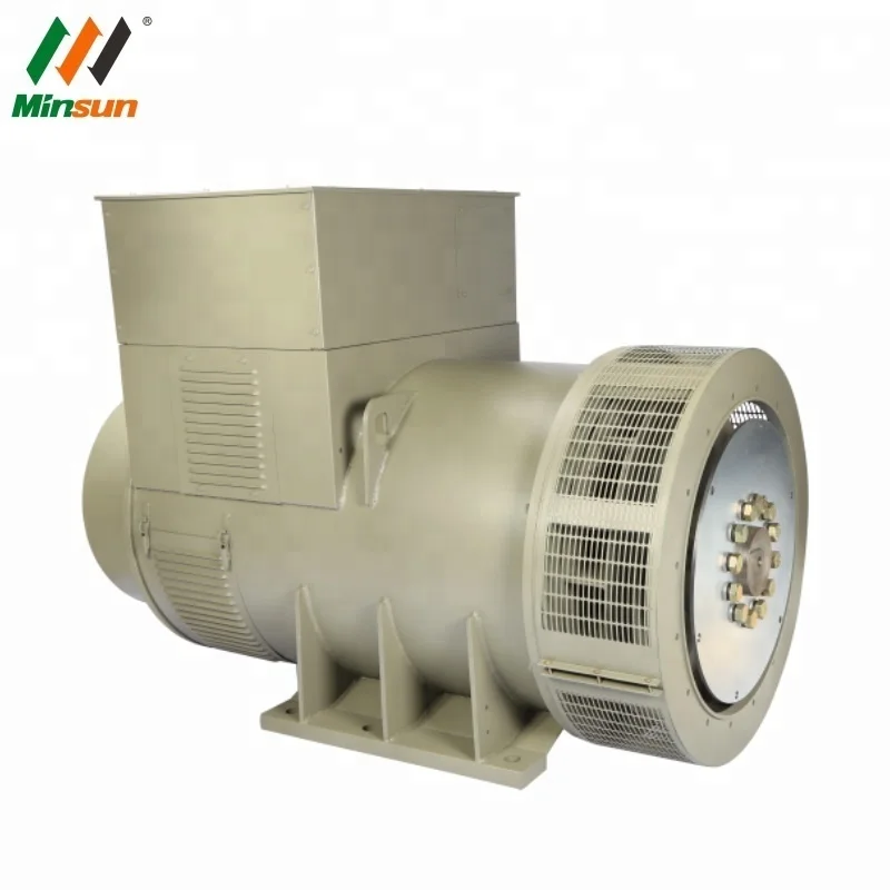 High Power Alternator 1MW Alternators Double Bearings AC Brushless Alternator