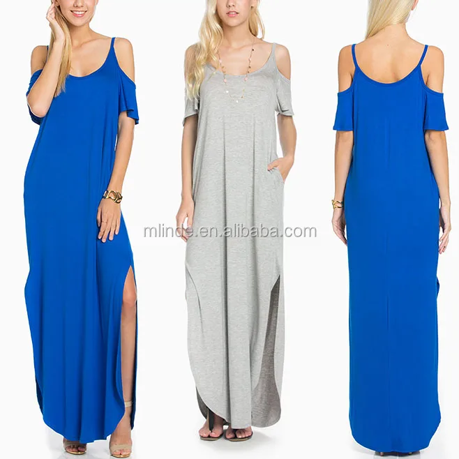 long frock shoulder cut