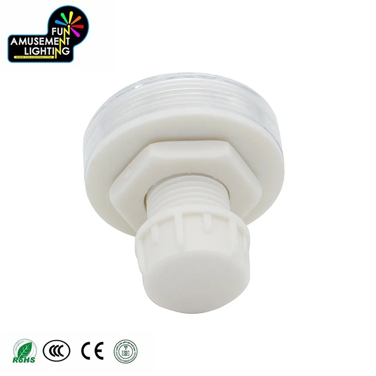Hot Sale 2024 Auto Program Turbo Cap RGB AC24V LED Pixel Lights IP65 Outdoor Decoration for Theme Park Plastic Body