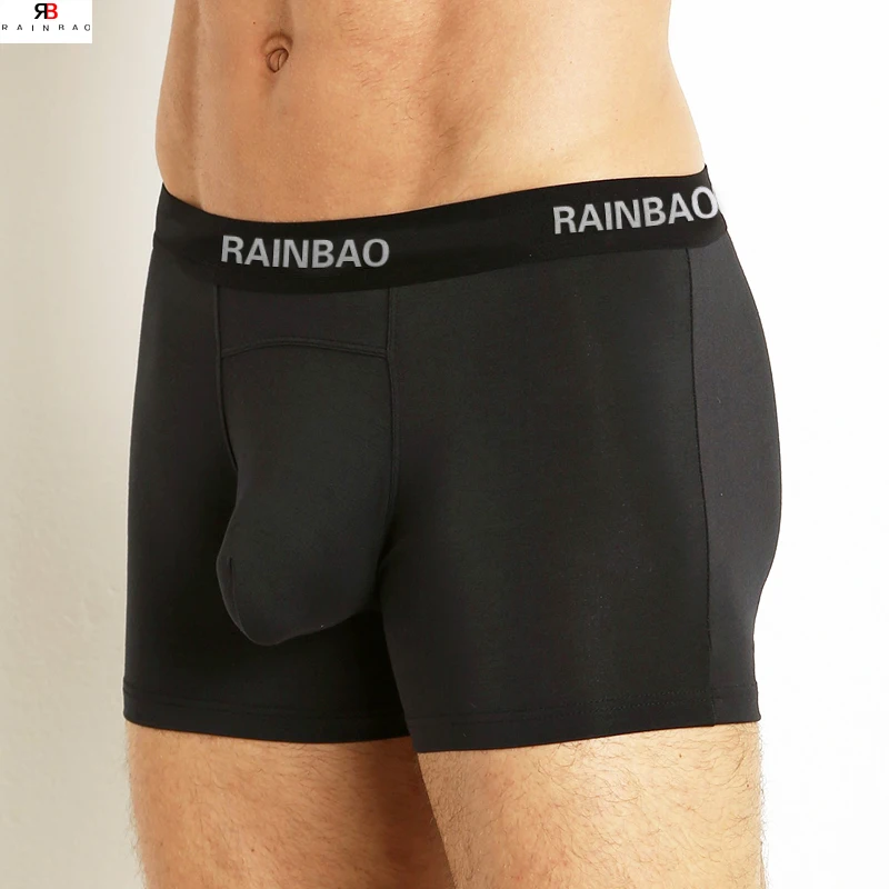 Quick Dry Lengthen Boxer Free Sample Polyester Elastane Underwear Mens