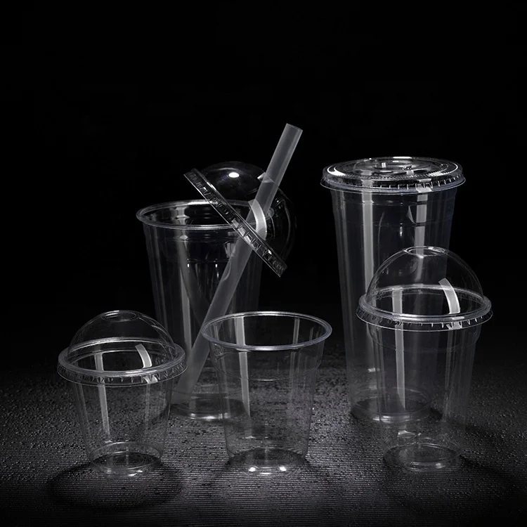 Одноразовые прозрачные пластиковые домашние пивные пластиковые чашки объемом 16 унций
