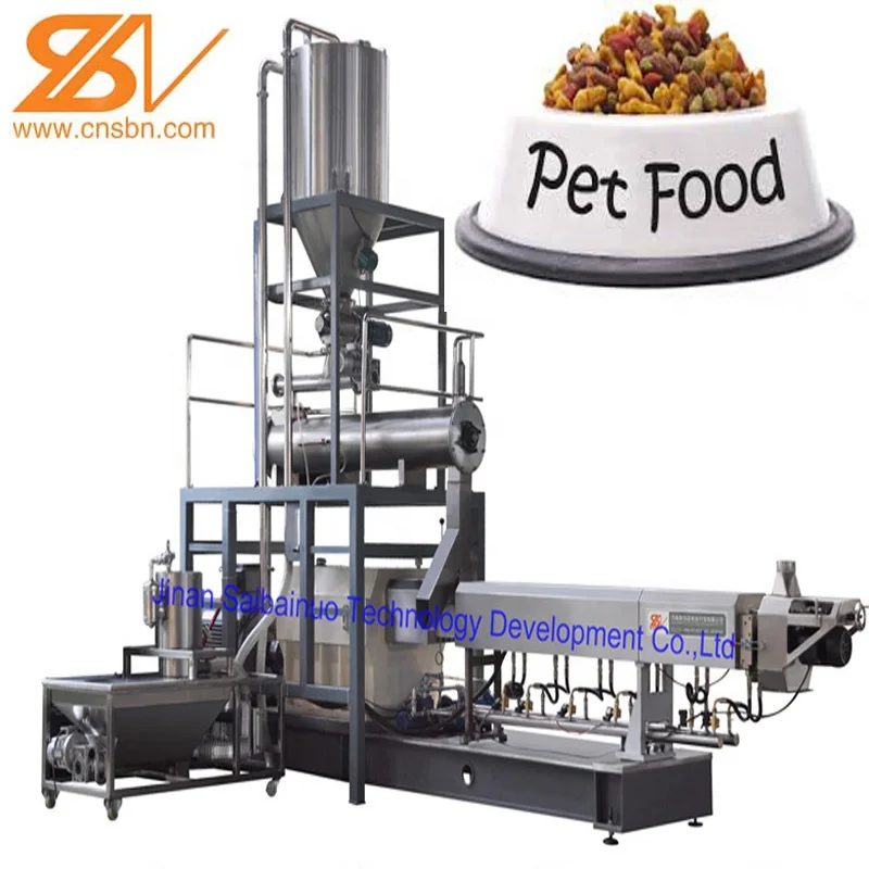 Тонн ч. Pet food Extruder Production Pet food Machine China.