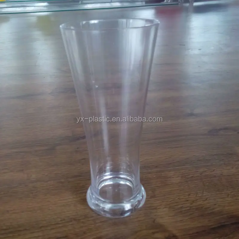plastic pilsner beer glasses