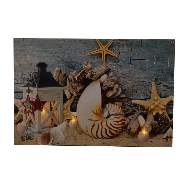 
Высокое качество, современные картины, искусство на холсте, на заказ, led холст, морская раковина 