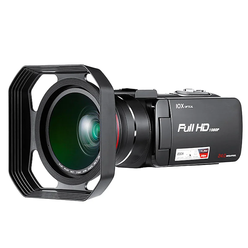 Pro Caméra Vidéo Numérique Caméscope DV 1080P FULL HD Portable 2.7 TFT LCD 24MP 16x Zoom AV
