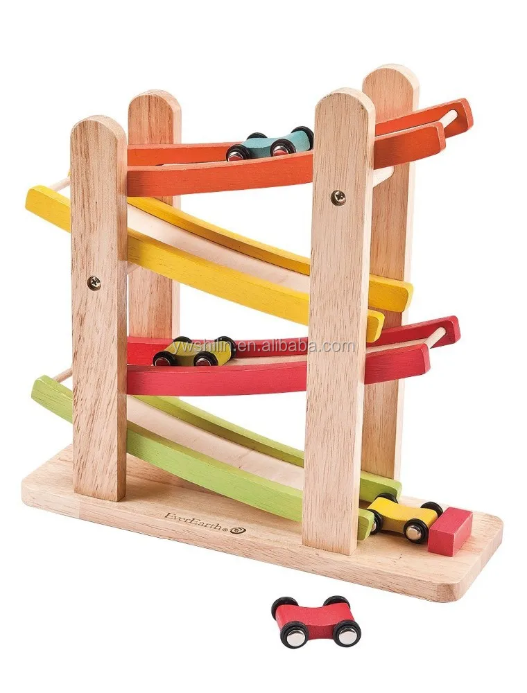 wooden toy race car tracks