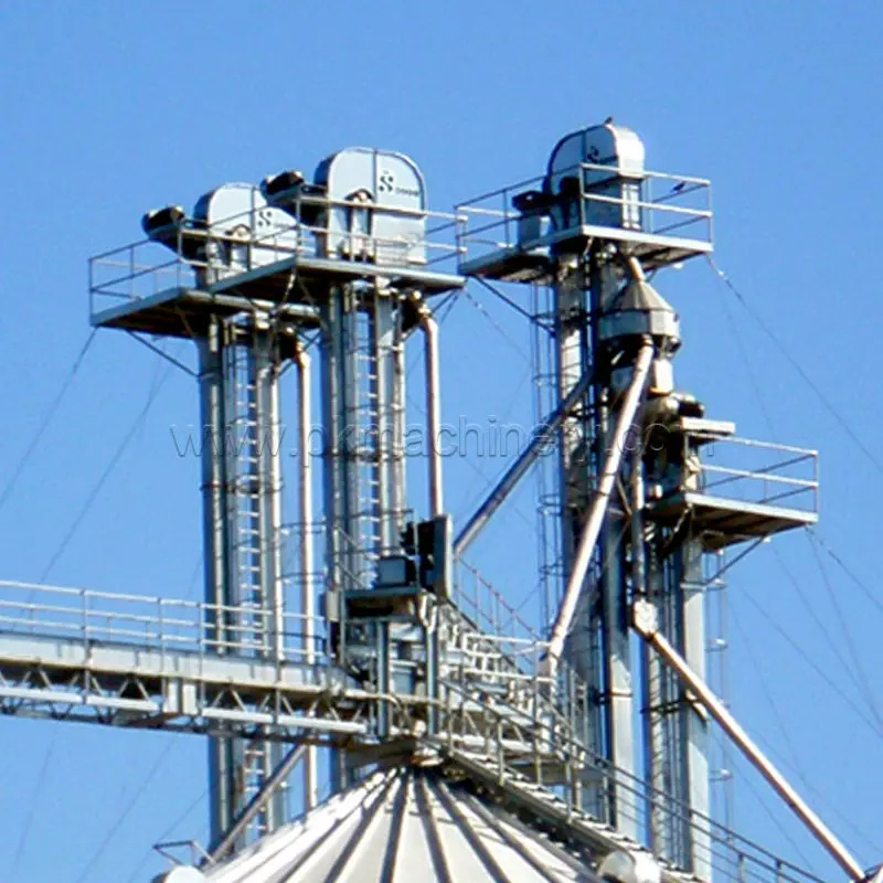 Vertical lift hopper bucket conveyor ne chain cement bucket elevator