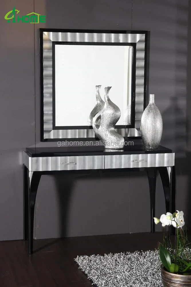 Console Table Set Mirror - Mirrored Dressing Table Set Furniture Glass With Drawer Console Bedroom With Table Top Bevelled Mirror And Stool Buy Online In United Arab Emirates At Desertcart Ae Productid 57977161 / Mirror console desk mirror mirrored accent table campaign desk desk glam mirror console desk living room accents acrylic table.