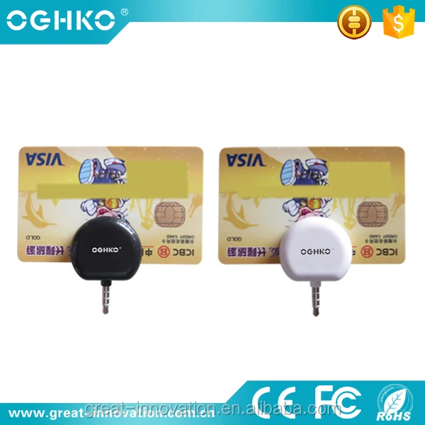 Android IOS Magnetic Headphone 3.5mm Audio Jack Card Reader