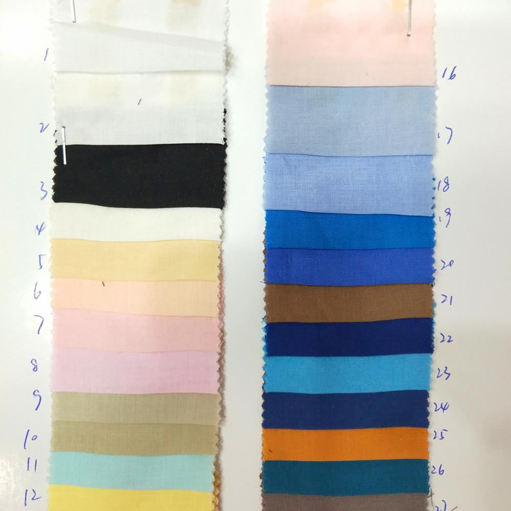 
 100% хлопок ярдовая окрашенная простая вуаль ткань  