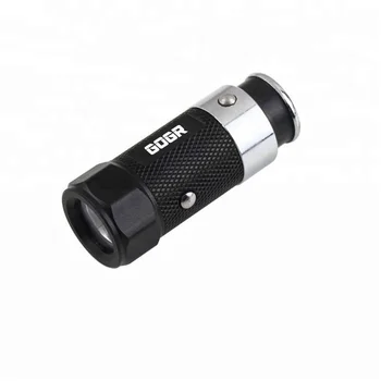 car cigarette lighter socket rechargeable 0.5w mini led flashlight Genuine Small Car Flashlight Charge on the Vehicles No necessary to find your charger anymore Flashlight Compact Mini LED Super
