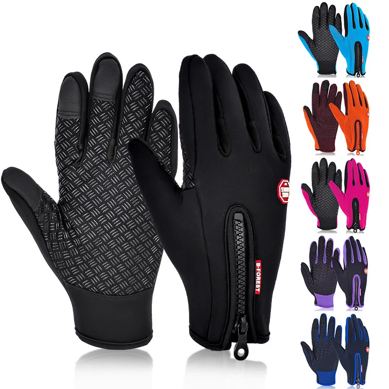 Motorcycle Cycling Sports Gloves Bicycle MTB Bike Riding Touch Screen Waterproof 