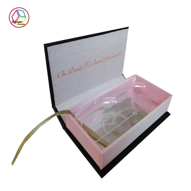 Wholesale Kraft PVC Window Packaging Paper Box Eyelashes Perfume Watch Jewelry Candle Wine Tea Display Available Matt Glossy Lamination With Discount Wholesale