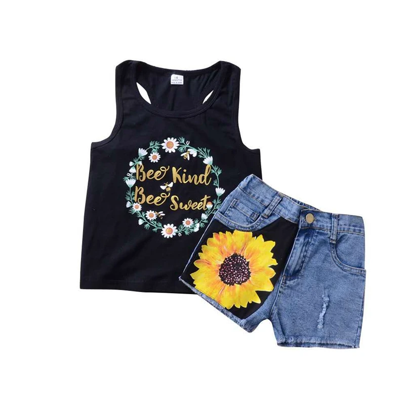 Sunflower Toddler Baby Girls Set 