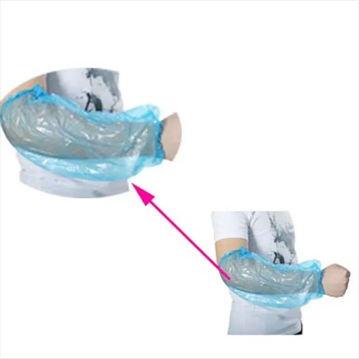 Disposable Waterproof Protective Oversleeve PE Sleeve Arm Cover for Food Cooking