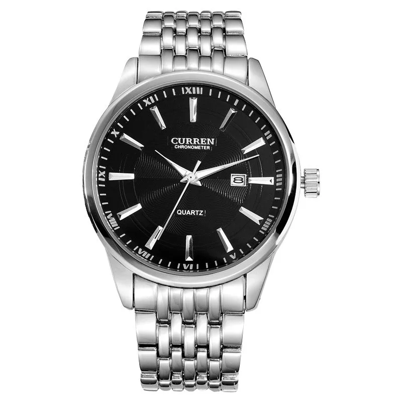 Curren 8052 Mens Watches Top Brand Luxury Black Stainless Steel Analog  Quartz Watch 2018 Fashion Men Sport Wristwatches Relogio