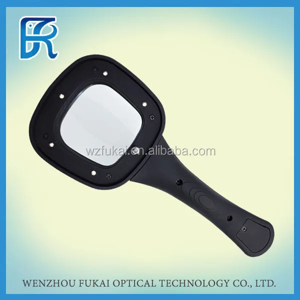 TH-600558 ручной прямоугольные пластиковые Лупа увеличительное стекло