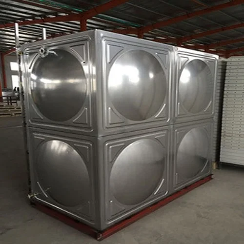 40 Cubic Meters Big Volume 304 Stainless Steel Panels Splicing and Welding Assembled Hot Water tank